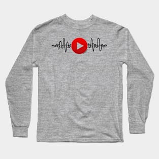 Red Music Long Sleeve T-Shirt